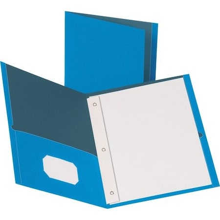 Business Source 2-Pocket Folders, 100 Sh Cap, Ltr, 9-1/2inx11in, LBE, 25PK BSN78507